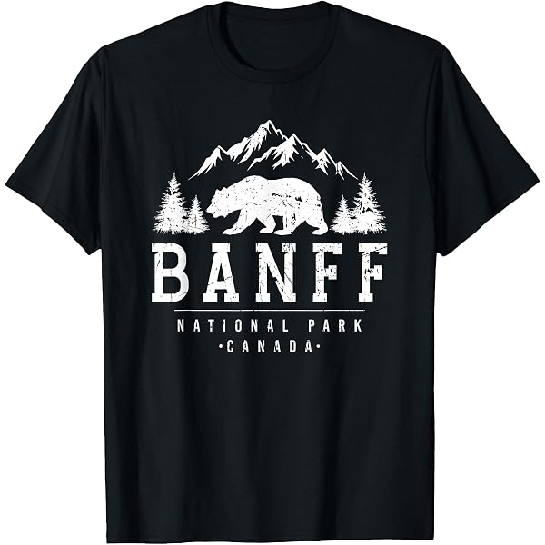 Amazon.com: Canadian Banff National Park Souvenirs T-Shirt